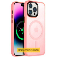 TPU+PC чехол Metal Buttons with MagSafe Colorful для Apple iPhone 16 (6.1