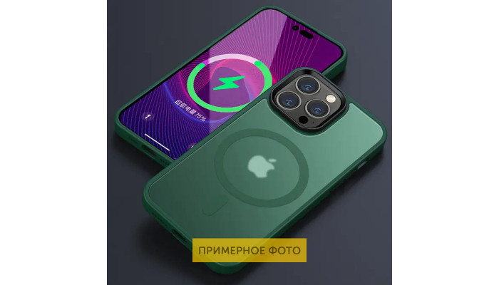 TPU+PC чохол Metal Buttons with MagSafe Colorful для Apple iPhone 16 Pro (6.3