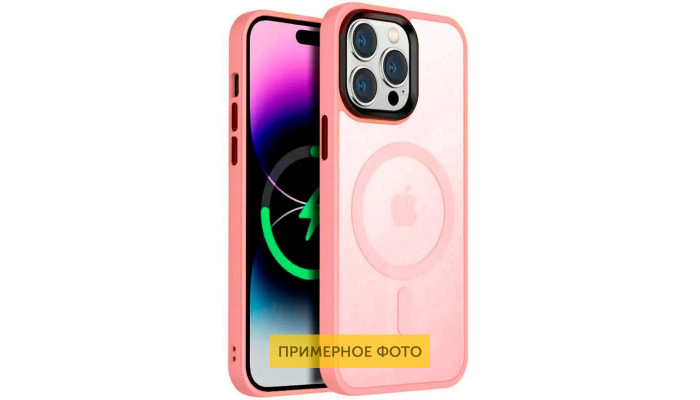 TPU+PC чохол Metal Buttons with MagSafe Colorful для Apple iPhone 16 Pro (6.3