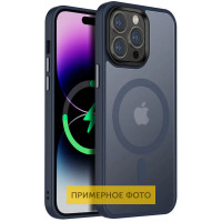 TPU+PC чехол Metal Buttons with MagSafe Colorful для Apple iPhone 16 Pro (6.3