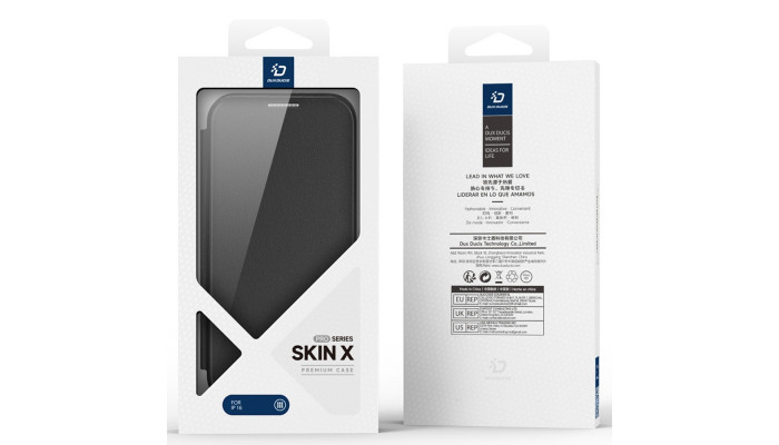 Чехол-книжка Dux Ducis Skin X Pro with MagSafe для Apple iPhone 16 (6.1