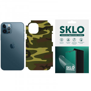 Захисна плівка SKLO Back (на задню панель+грани без углов) Camo для Apple iPhone X (5.8