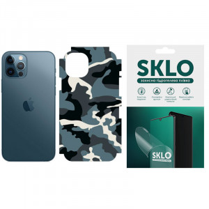 Защитная пленка SKLO Back (на заднюю панель+грани без углов) Camo для Apple iPhone XS Max (6.5