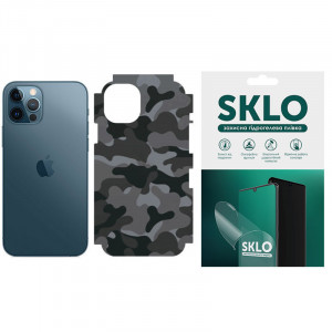 Захисна плівка SKLO Back (на задню панель+грани без углов) Camo для Apple iPhone 11 (6.1