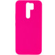 Чохол Silicone Cover Lakshmi (AAA) для Xiaomi Redmi Note 8 Pro Рожевий / Barbie pink - фото