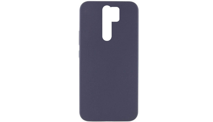 Чохол Silicone Cover Lakshmi (AAA) для Xiaomi Redmi Note 8 Pro Сірий / Dark Gray - фото