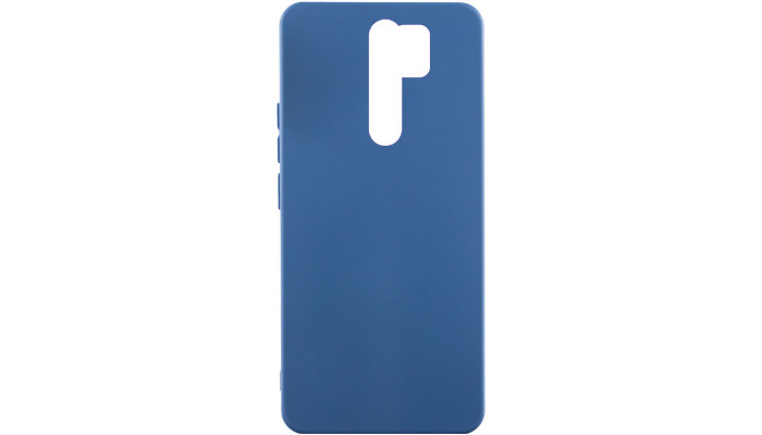 Чехол Silicone Cover Lakshmi (AAA) для Xiaomi Redmi Note 8 Pro Синий / Denim Blue - фото