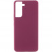 Чохол Silicone Cover Lakshmi (AAA) для Samsung Galaxy S21 FE Бордовий / Plum