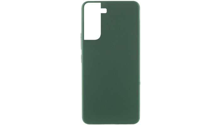 Чехол Silicone Cover Lakshmi (AAA) для Samsung Galaxy S21 FE Зеленый / Cyprus Green - фото