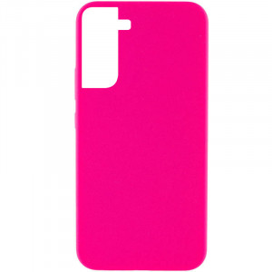 Чехол Silicone Cover Lakshmi (AAA) для Samsung Galaxy S21 FE Розовый / Barbie pink