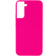 Чохол Silicone Cover Lakshmi (AAA) для Samsung Galaxy S21 FE Рожевий / Barbie pink - фото