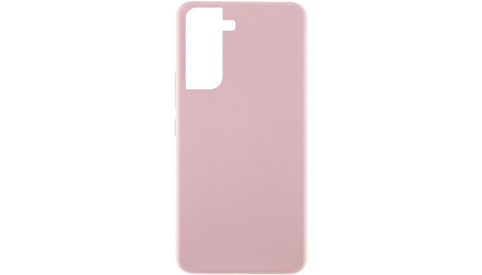 Чехол Silicone Cover Lakshmi (AAA) для Samsung Galaxy S21 FE Розовый / Pink Sand - фото