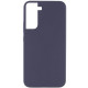 Чехол Silicone Cover Lakshmi (AAA) для Samsung Galaxy S21 FE Серый / Dark Gray - фото