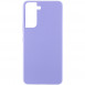 Чехол Silicone Cover Lakshmi (AAA) для Samsung Galaxy S21 FE Сиреневый / Dasheen