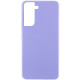 Чохол Silicone Cover Lakshmi (AAA) для Samsung Galaxy S21 FE Бузковий / Dasheen - фото