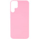 Чехол Silicone Cover Lakshmi (AAA) для Samsung Galaxy S22 Ultra Розовый / Light pink - фото