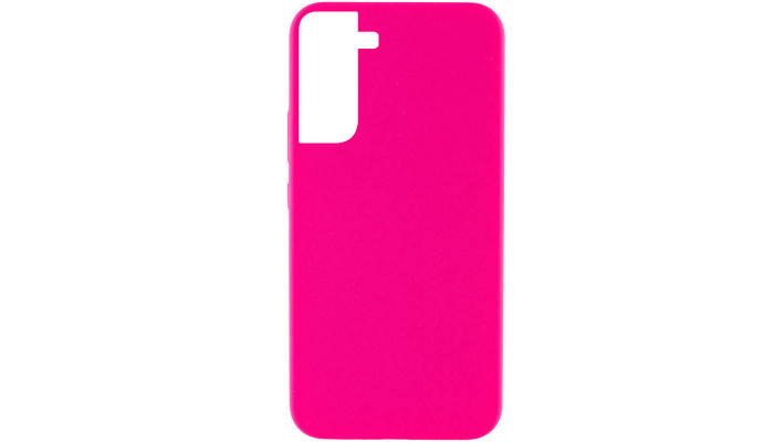 Чехол Silicone Cover Lakshmi (AAA) для Samsung Galaxy S22 Розовый / Barbie pink - фото