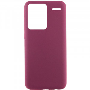 Чехол Silicone Cover Lakshmi (AAA) для Xiaomi Redmi Note 13 Pro+ Бордовый / Plum