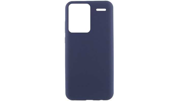 Чехол Silicone Cover Lakshmi (AAA) для Xiaomi Redmi Note 13 Pro+ Темно-синий / Midnight blue - фото