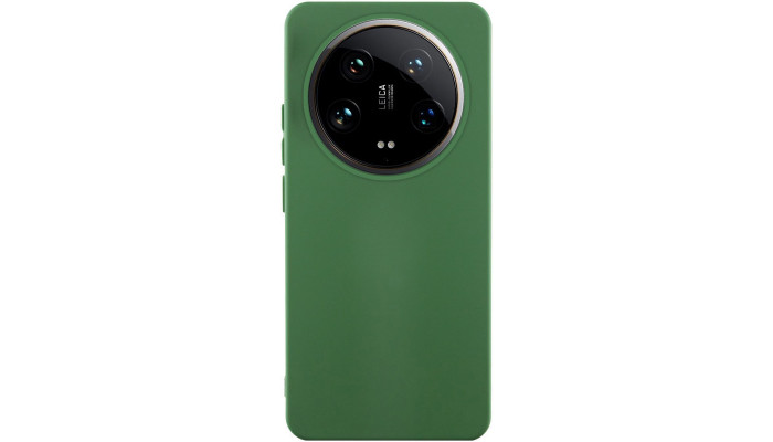 Чохол Silicone Cover Lakshmi (AAA) для Xiaomi 14 Ultra Зелений / Cyprus Green - фото