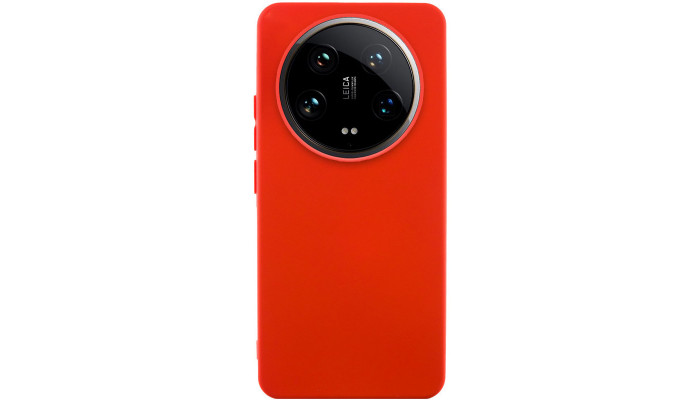 Чохол Silicone Cover Lakshmi (AAA) для Xiaomi 14 Ultra Червоний / Red - фото