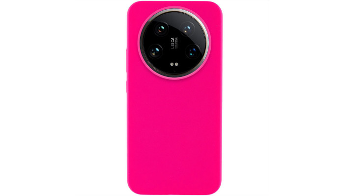 Чохол Silicone Cover Lakshmi (AAA) для Xiaomi 14 Ultra Рожевий / Barbie pink - фото