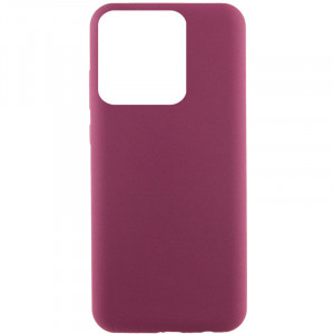 Чехол Silicone Cover Lakshmi (AAA) для Xiaomi Poco X6 / Note 13 Pro 5G Бордовый / Plum