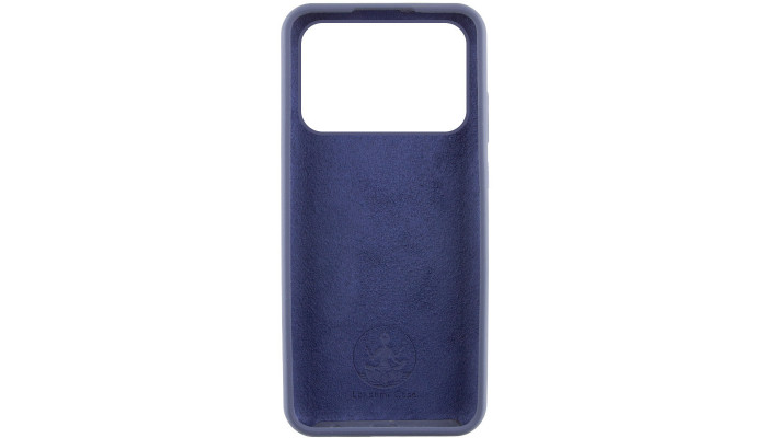 Чехол Silicone Cover Lakshmi (AAA) для Xiaomi Poco X6 Pro Темно-синий / Midnight blue - фото