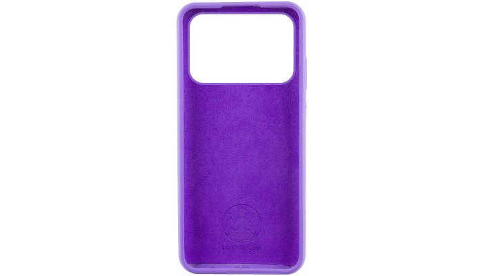 Чехол Silicone Cover Lakshmi (AAA) для Xiaomi Poco X6 Pro Фиолетовый / Amethyst - фото