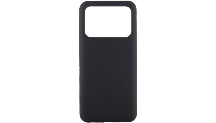 Чехол Silicone Cover Lakshmi (AAA) для Xiaomi Poco X6 Pro Черный / Black - фото