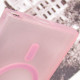 Чохол TPU Lyon frosted with MagSafe для Samsung Galaxy S22 Ultra Pink - фото