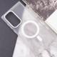 Чехол TPU Lyon frosted with MagSafe для Samsung Galaxy S22 Ultra White - фото