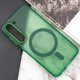 Чохол TPU Lyon frosted with MagSafe для Samsung Galaxy S23 Green - фото