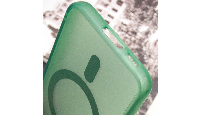 Чохол TPU Lyon frosted with MagSafe для Samsung Galaxy S23 Green - фото