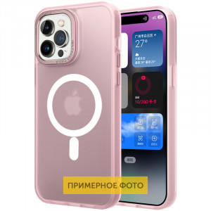 Чохол TPU Lyon frosted with MagSafe для Samsung Galaxy S23 Pink