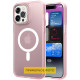 Чехол TPU Lyon frosted with MagSafe для Samsung Galaxy S23 Pink - фото