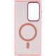 Чохол TPU Lyon frosted with MagSafe для Samsung Galaxy S23 Ultra Pink - фото