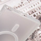 Чохол TPU Lyon frosted with MagSafe для Samsung Galaxy S23 Ultra White - фото