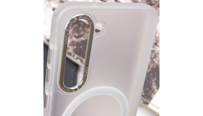 Чохол TPU Lyon frosted with MagSafe для Samsung Galaxy S23+ White - фото