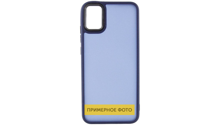 Чохол TPU+PC Lyon Frosted для Samsung Galaxy A50 (A505F) / A50s / A30s Navy Blue - фото