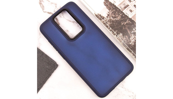 Чехол TPU+PC Lyon Frosted для Xiaomi Redmi Note 8 Pro Navy Blue - фото