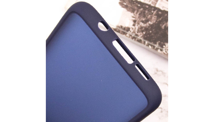 Чехол TPU+PC Lyon Frosted для Xiaomi Redmi Note 8 Pro Navy Blue - фото