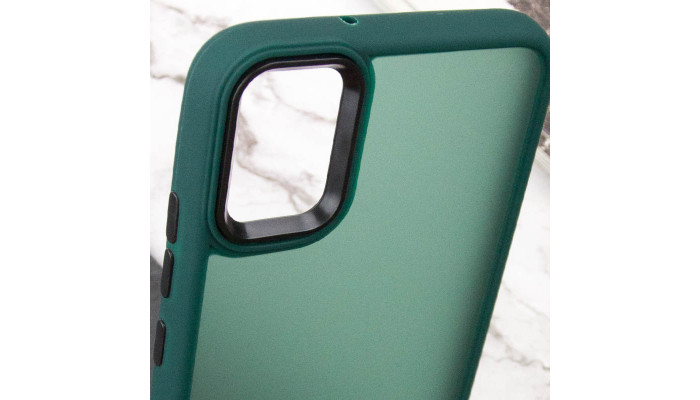 Чохол TPU+PC Lyon Frosted для Samsung Galaxy A51 Green - фото