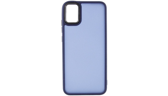 Чехол TPU+PC Lyon Frosted для Samsung Galaxy A51 Navy Blue - фото