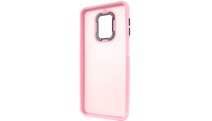 Чехол TPU+PC Lyon Frosted для Xiaomi Redmi Note 9s / Note 9 Pro / Note 9 Pro Max Pink - фото