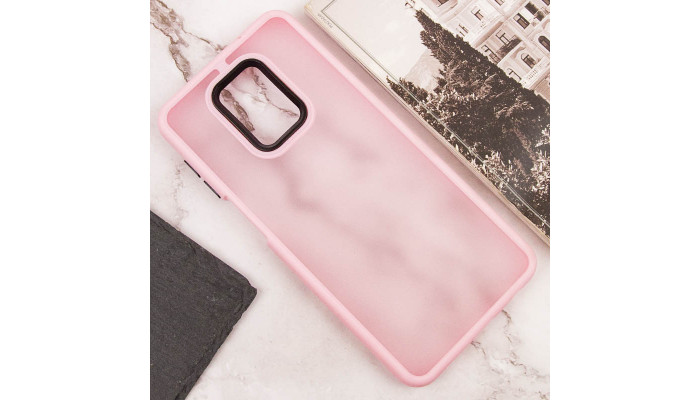 Чехол TPU+PC Lyon Frosted для Xiaomi Redmi Note 9s / Note 9 Pro / Note 9 Pro Max Pink - фото