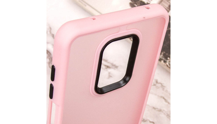 Чехол TPU+PC Lyon Frosted для Xiaomi Redmi Note 9s / Note 9 Pro / Note 9 Pro Max Pink - фото