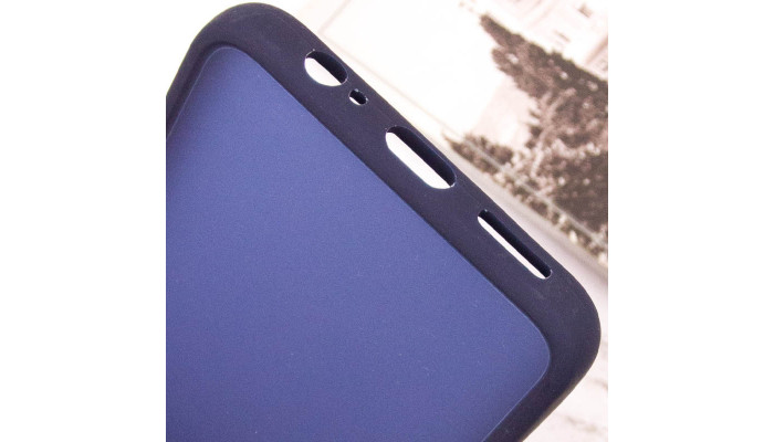 Чехол TPU+PC Lyon Frosted для Xiaomi Redmi Note 9 / Redmi 10X Navy Blue - фото