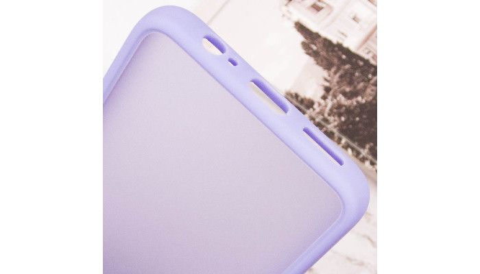 Чохол TPU+PC Lyon Frosted для Xiaomi Redmi Note 9 / Redmi 10X Purple - фото