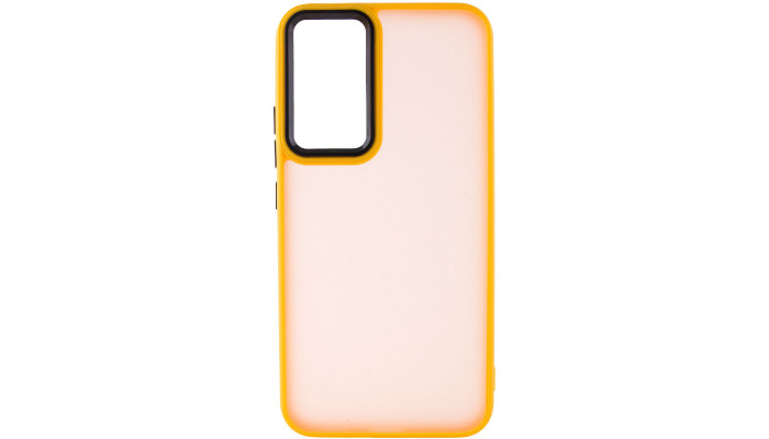 Чехол TPU+PC Lyon Frosted для Samsung Galaxy S20 FE Orange - фото